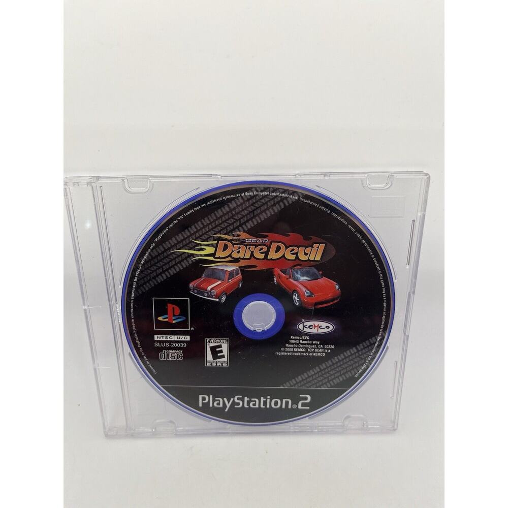 Top Gear Dare Devil PlayStation 2 PS2 Video Game Disc Only Tracking Free Ship!!!